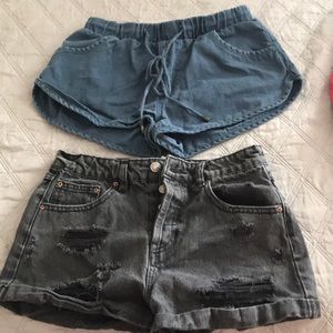 Womens jean shorts